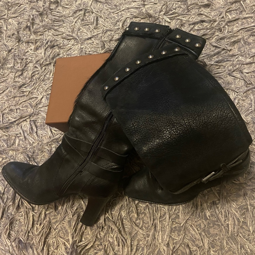 Black Leather boots